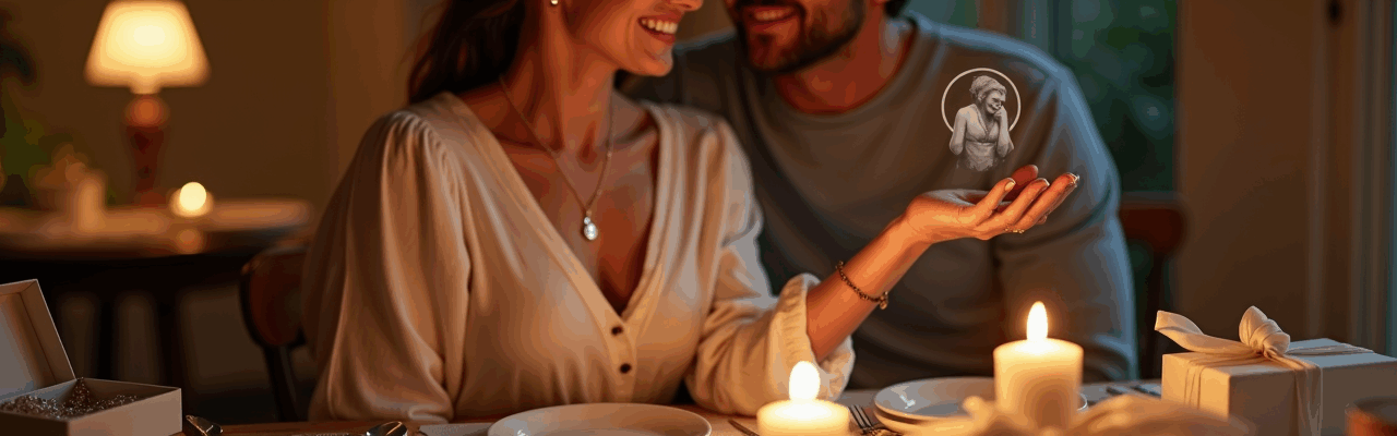 Le bijou qui dévoile votre amour : offrez-lui un pendentif personnalisé pour son anniversaire de mariage