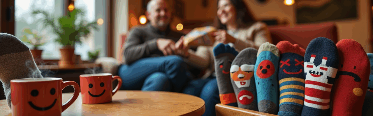 Chaussettes personnalisées drôles : l’idée cadeau qui fait fondre de rire en 2025