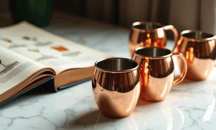 Offrez une touche d’élégance avec le lot de verres en cuivre moscow mule Yoassi