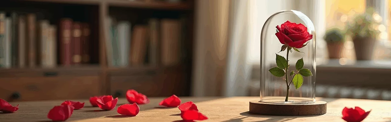 La rose éternelle sous cloche : l’idée cadeau parfaite pour un amour intemporel